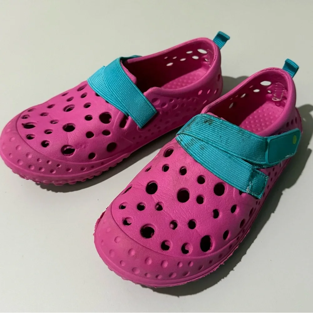 Kids Pink and Blue Clogs